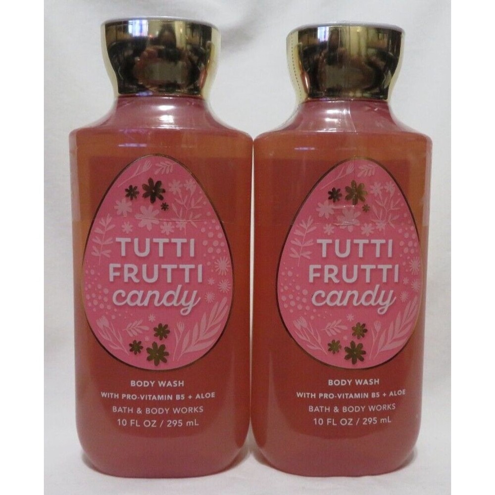 TUTTI FRUTTI CANDY Bath & Body Works Body Wash 10 fl oz x 2